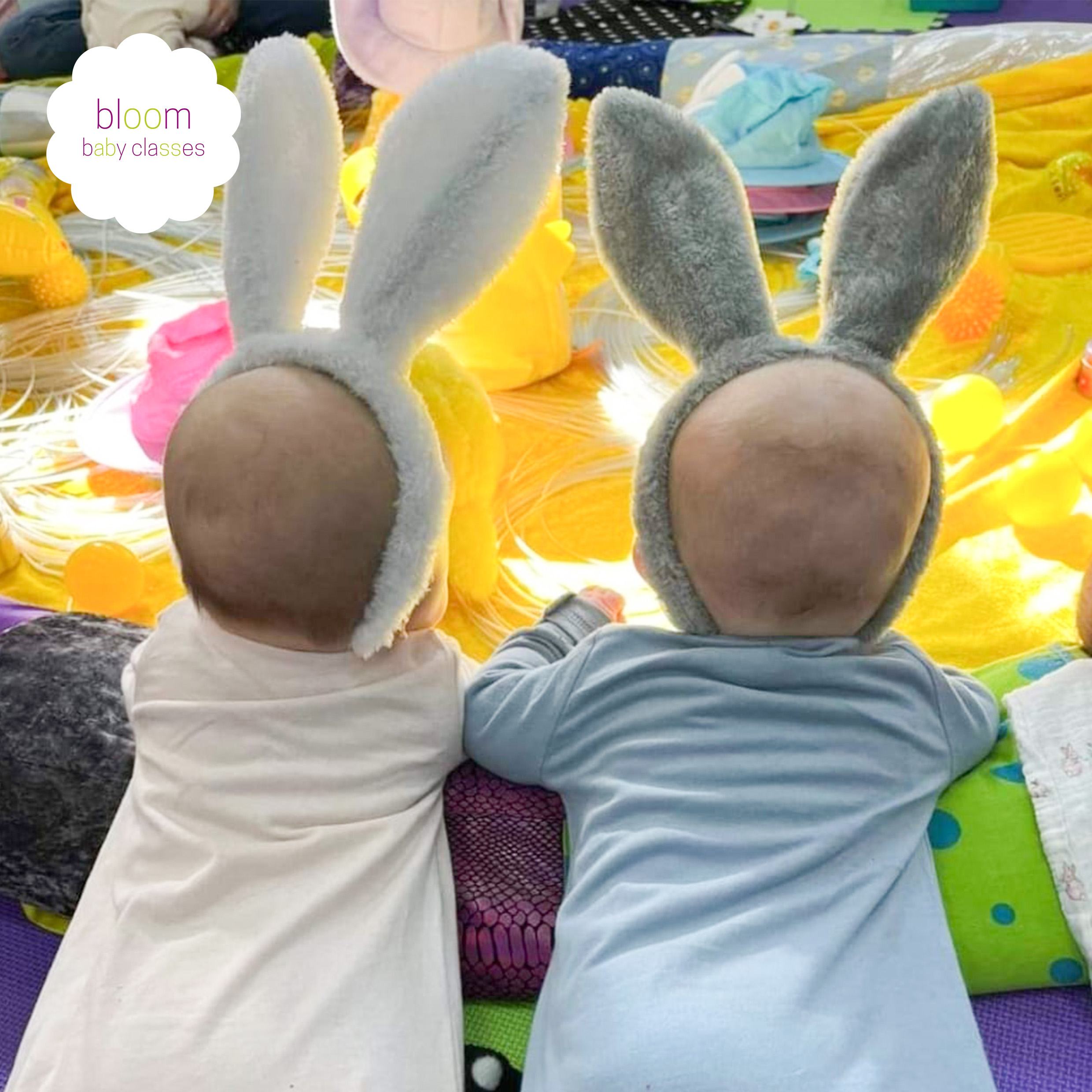 bunny tummy time