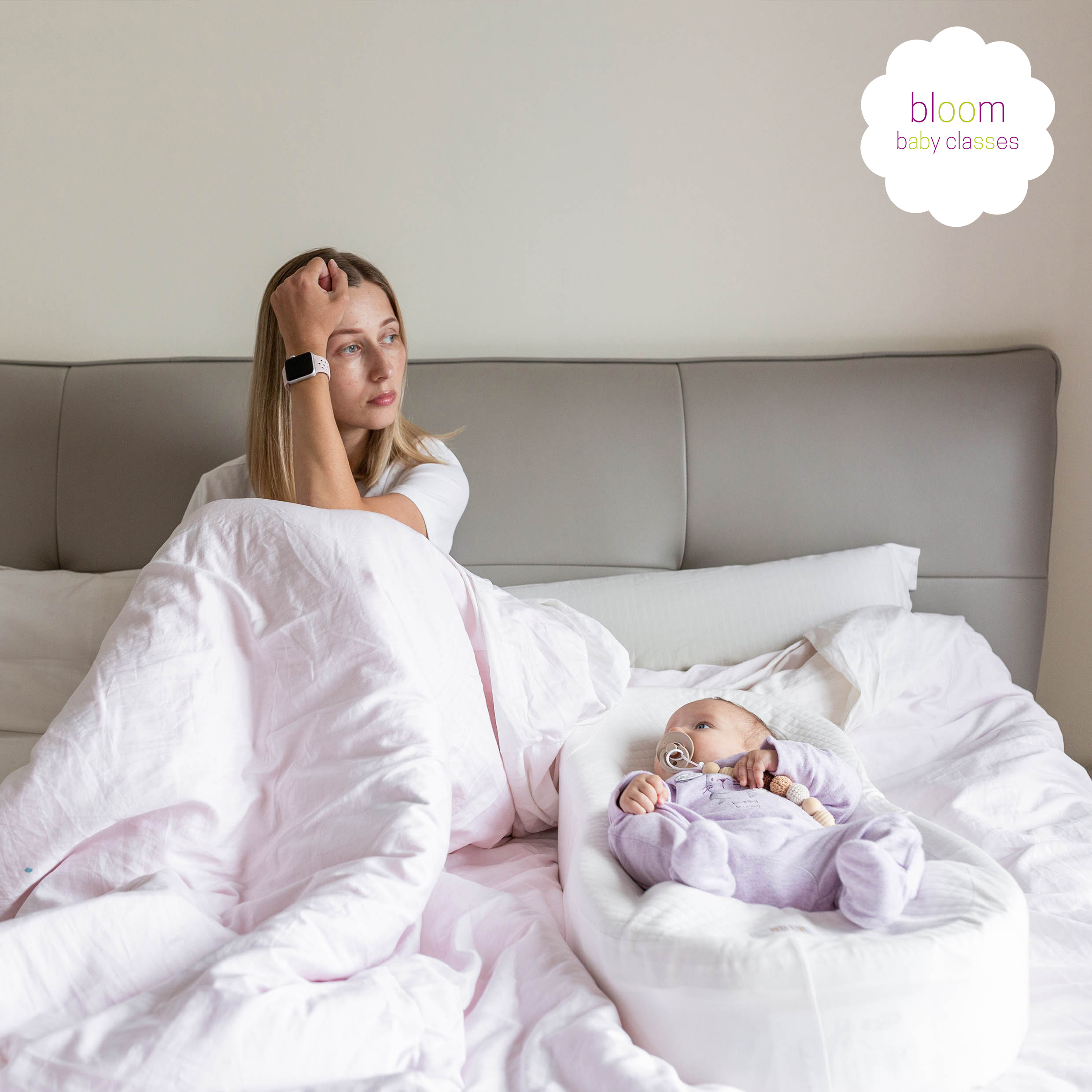 new mum with postnatal depression