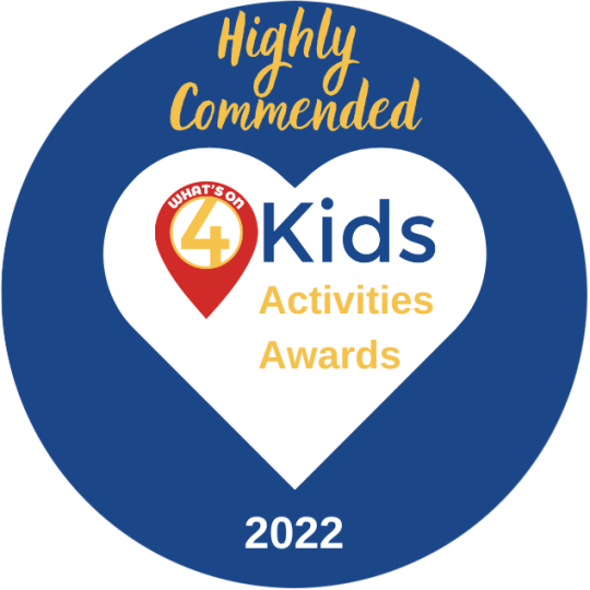 What's On 4 Kids Activities Awards 2022. Highly Commended